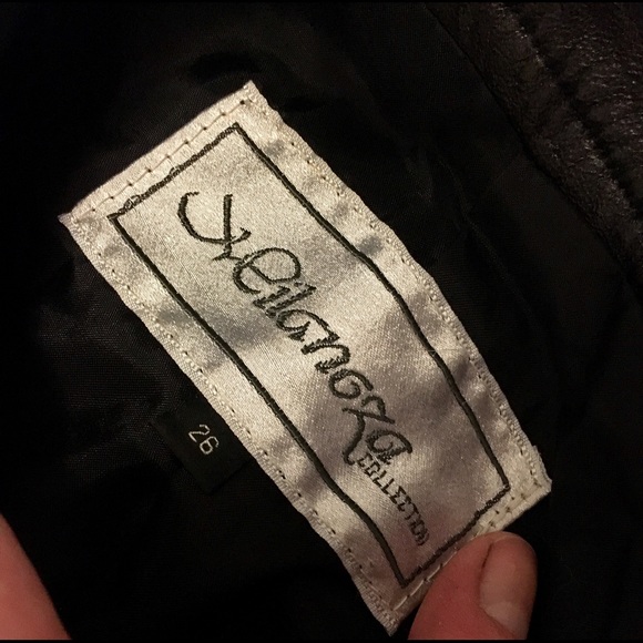 Milanoza Collection Leather Skirt - Picture 4 of 4